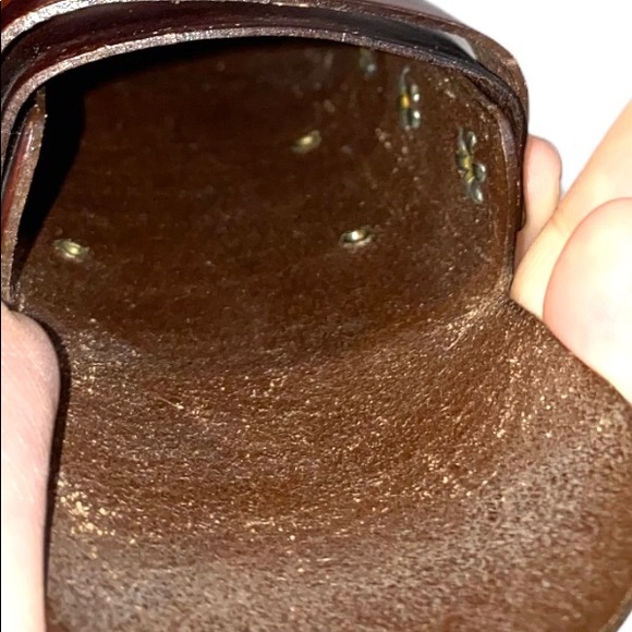 Tooled leather cig and lighter case - Picture 3 of 5